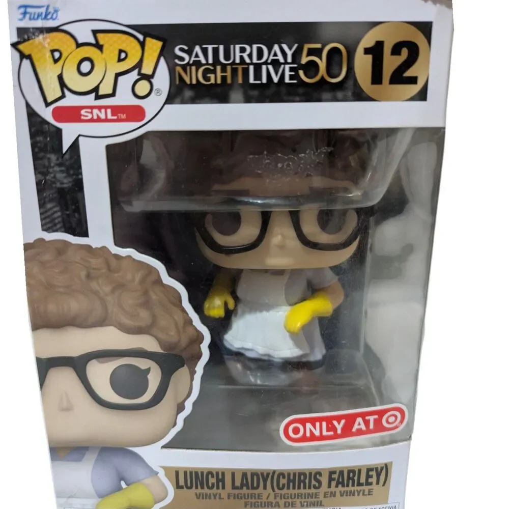 Funko Pop! Lunch Lady (Chris Farley) #12 Target Exclusive Saturday Night Live